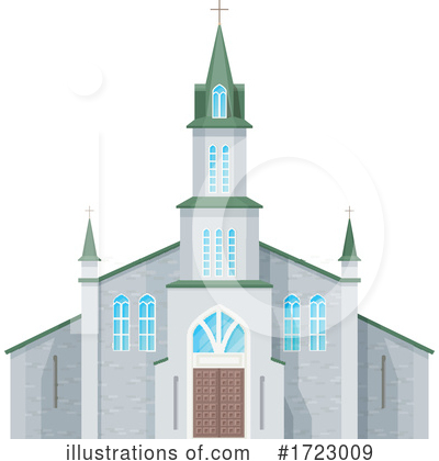 Royalty-Free (RF) Church Clipart Illustration by Vector Tradition SM - Stock Sample #1723009
