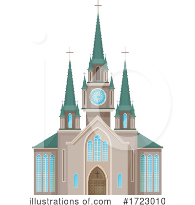 Royalty-Free (RF) Church Clipart Illustration by Vector Tradition SM - Stock Sample #1723010