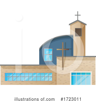 Royalty-Free (RF) Church Clipart Illustration by Vector Tradition SM - Stock Sample #1723011