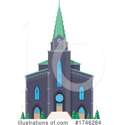 Cathedral Clipart #1746284 by Vector Tradition SM