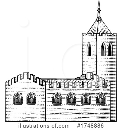 Cathedral Clipart #1748886 by AtStockIllustration