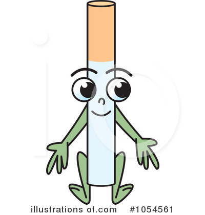 Royalty-Free (RF) Cigarette Clipart Illustration by Lal Perera - Stock Sample #1054561