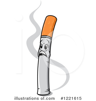 Royalty-Free (RF) Cigarette Clipart Illustration by Vector Tradition SM - Stock Sample #1221615