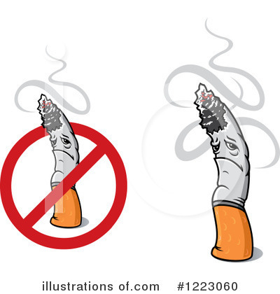 Royalty-Free (RF) Cigarette Clipart Illustration by Vector Tradition SM - Stock Sample #1223060