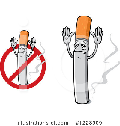 Royalty-Free (RF) Cigarette Clipart Illustration by Vector Tradition SM - Stock Sample #1223909