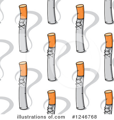 Royalty-Free (RF) Cigarette Clipart Illustration by Vector Tradition SM - Stock Sample #1246768