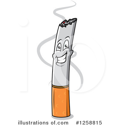 Royalty-Free (RF) Cigarette Clipart Illustration by Vector Tradition SM - Stock Sample #1258815