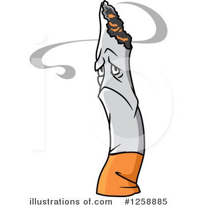Royalty-Free (RF) Cigarette Clipart Illustration by Vector Tradition SM - Stock Sample #1258885