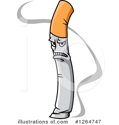 Cigarette Clipart #1264747 by Vector Tradition SM