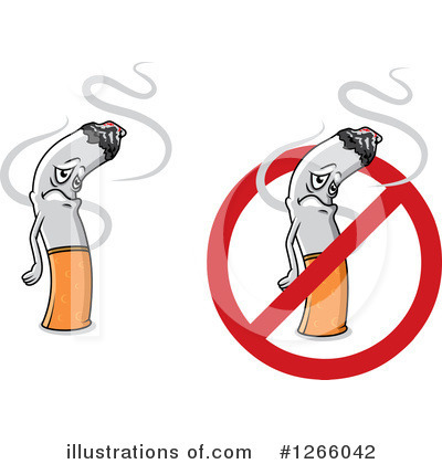Royalty-Free (RF) Cigarette Clipart Illustration by Vector Tradition SM - Stock Sample #1266042