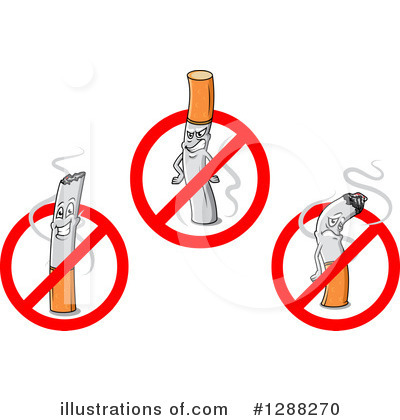 Royalty-Free (RF) Cigarette Clipart Illustration by Vector Tradition SM - Stock Sample #1288270