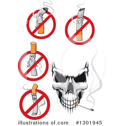 Royalty-Free (RF) Cigarette Clipart Illustration by Vector Tradition SM - Stock Sample #1301945