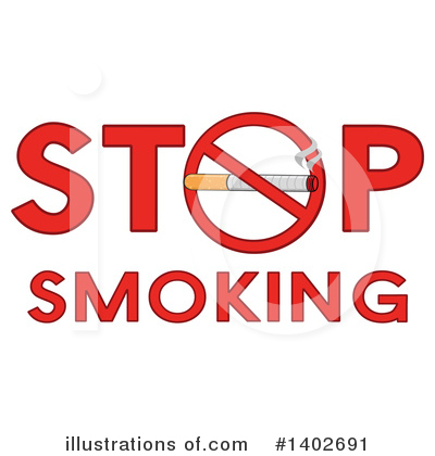 No Smoking Clipart #1402691 by Hit Toon