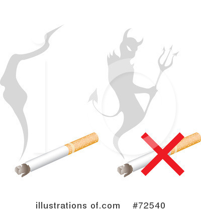 Royalty-Free (RF) Cigarette Clipart Illustration by cidepix - Stock Sample #72540