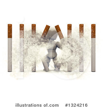 Royalty-Free (RF) Cigarettes Clipart Illustration by KJ Pargeter - Stock Sample #1324216
