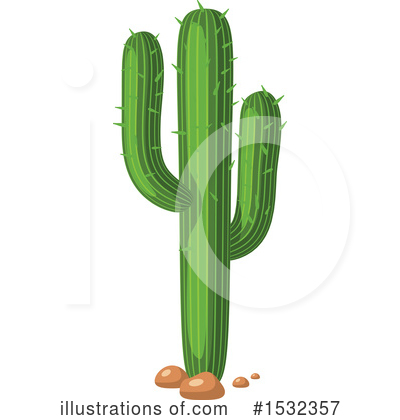 Saguaro Clipart #1532357 by Vector Tradition SM