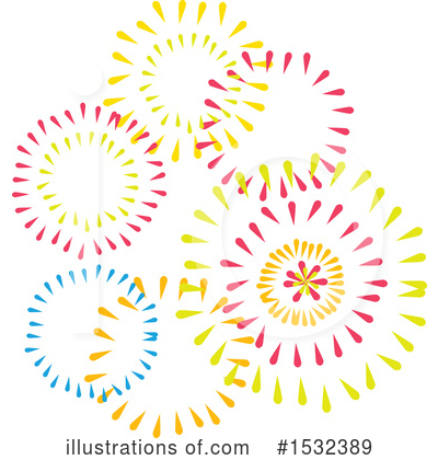 Fireworks Clipart #1532389 by Vector Tradition SM