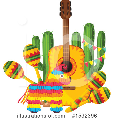 Saguaro Cactus Clipart #1532396 by Vector Tradition SM