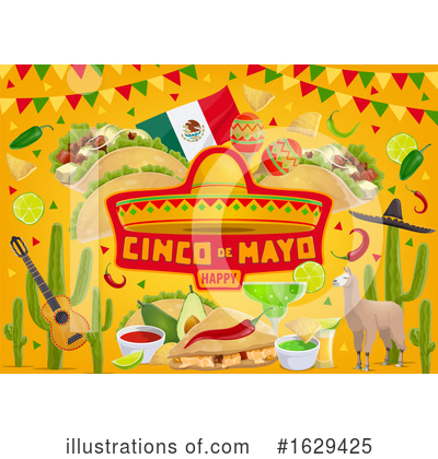 Royalty-Free (RF) Cinco De Mayo Clipart Illustration by Vector Tradition SM - Stock Sample #1629425