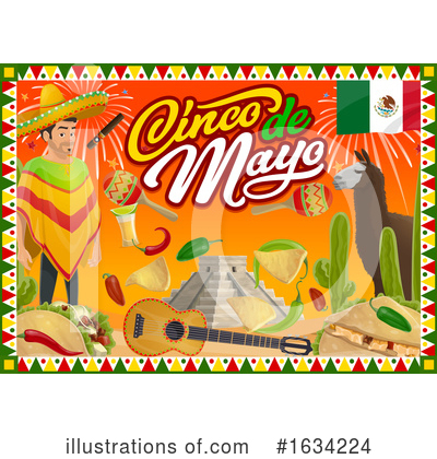 Royalty-Free (RF) Cinco De Mayo Clipart Illustration by Vector Tradition SM - Stock Sample #1634224