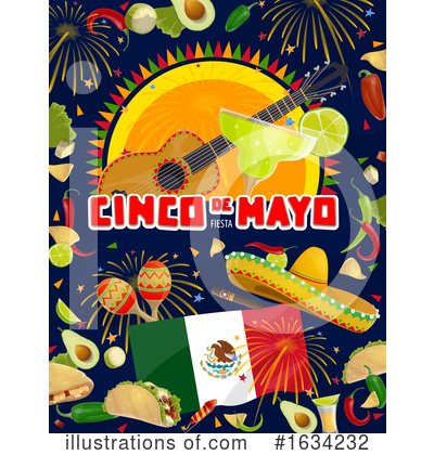 Royalty-Free (RF) Cinco De Mayo Clipart Illustration by Vector Tradition SM - Stock Sample #1634232
