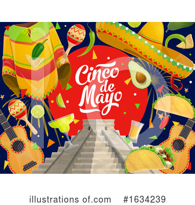 Royalty-Free (RF) Cinco De Mayo Clipart Illustration by Vector Tradition SM - Stock Sample #1634239