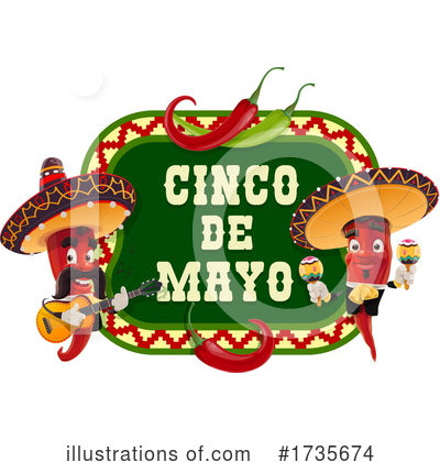 Royalty-Free (RF) Cinco De Mayo Clipart Illustration by Vector Tradition SM - Stock Sample #1735674