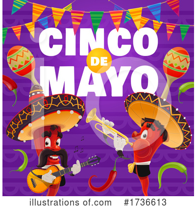 Royalty-Free (RF) Cinco De Mayo Clipart Illustration by Vector Tradition SM - Stock Sample #1736613