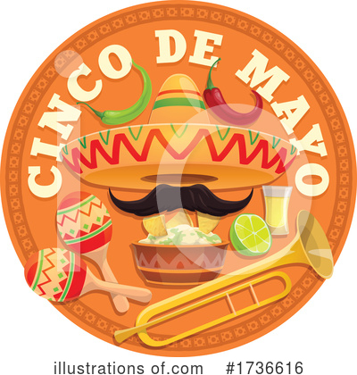 Royalty-Free (RF) Cinco De Mayo Clipart Illustration by Vector Tradition SM - Stock Sample #1736616