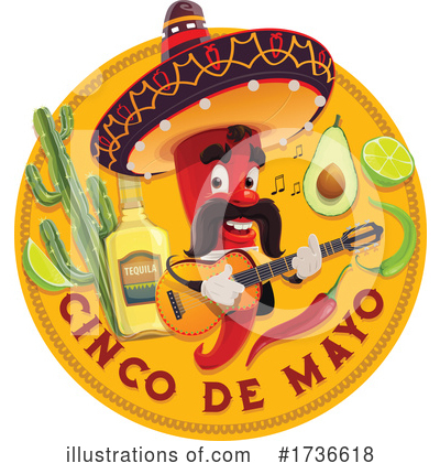 Royalty-Free (RF) Cinco De Mayo Clipart Illustration by Vector Tradition SM - Stock Sample #1736618