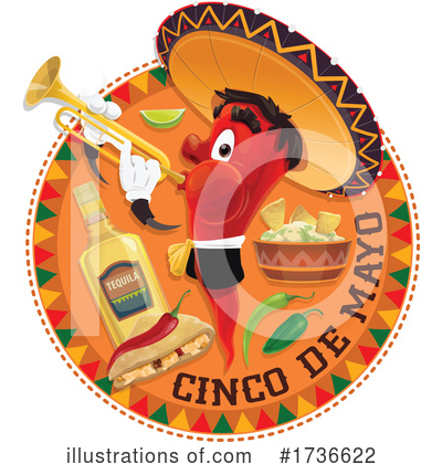 Royalty-Free (RF) Cinco De Mayo Clipart Illustration by Vector Tradition SM - Stock Sample #1736622