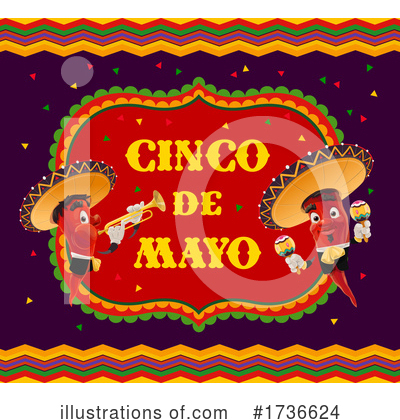 Royalty-Free (RF) Cinco De Mayo Clipart Illustration by Vector Tradition SM - Stock Sample #1736624