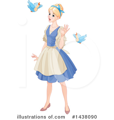 Cinderella Clipart #1438090 by Pushkin