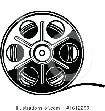 Film Reel Clipart #1612290 by Vector Tradition SM