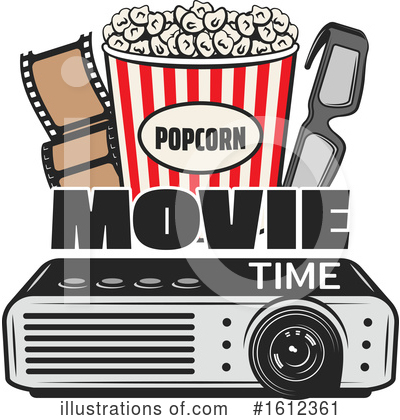 Royalty-Free (RF) Cinema Clipart Illustration by Vector Tradition SM - Stock Sample #1612361