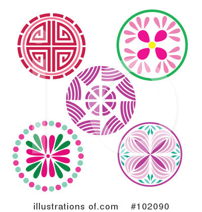 Royalty-Free (RF) Circle Clipart Illustration by Cherie Reve - Stock Sample #102090
