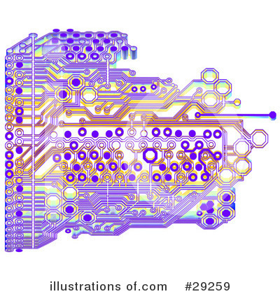 Circuit Board Clipart #29259 by Tonis Pan