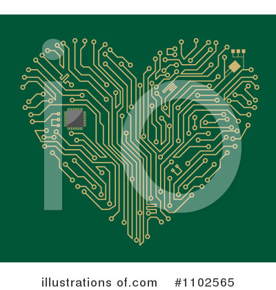 Motherboard Clipart #1102565 by Vector Tradition SM