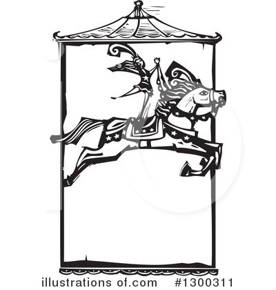 Royalty-Free (RF) Circus Clipart Illustration by xunantunich - Stock Sample #1300311