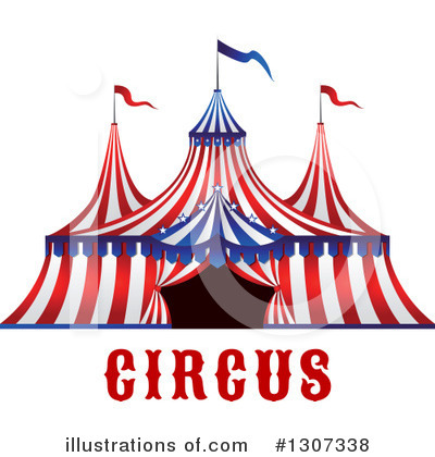 Royalty-Free (RF) Circus Clipart Illustration by Vector Tradition SM - Stock Sample #1307338