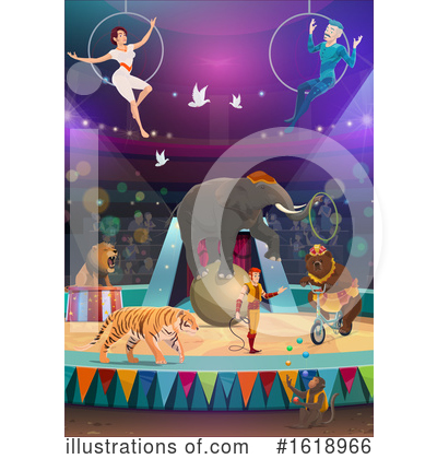 Royalty-Free (RF) Circus Clipart Illustration by Vector Tradition SM - Stock Sample #1618966