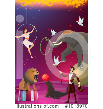 Royalty-Free (RF) Circus Clipart Illustration by Vector Tradition SM - Stock Sample #1618970