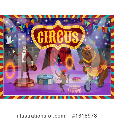 Royalty-Free (RF) Circus Clipart Illustration by Vector Tradition SM - Stock Sample #1618973