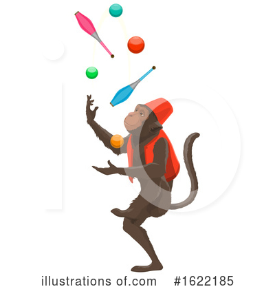 Monkey Clipart #1622185 by Vector Tradition SM