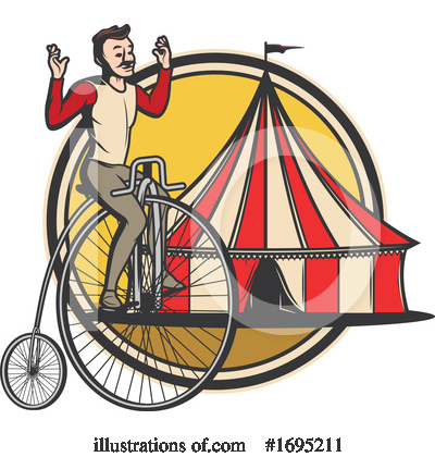 Penny Farthing Clipart #1695211 by Vector Tradition SM