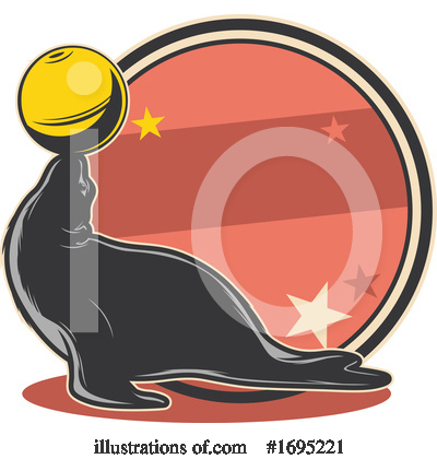 Seal Clipart #1695221 by Vector Tradition SM