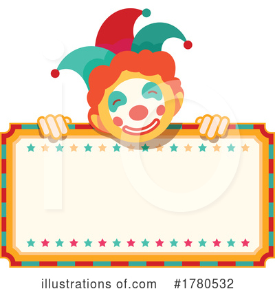 Clown Clipart #1780532 by Vector Tradition SM