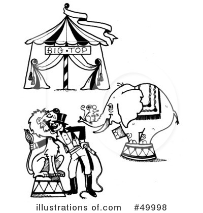 Royalty-Free (RF) Circus Clipart Illustration by LoopyLand - Stock Sample #49998