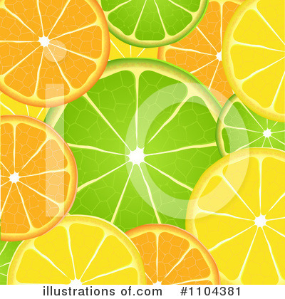 Royalty-Free (RF) Citrus Clipart Illustration by elaineitalia - Stock Sample #1104381