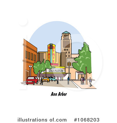 City Clipart #1068203 by Andy Nortnik